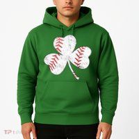 Shamrock Clover Leaf Baseball Hoodie
