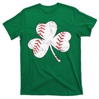 Shamrock Clover Leaf Baseball T-Shirt