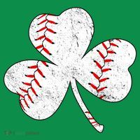 Shamrock Clover Leaf Baseball T-Shirt
