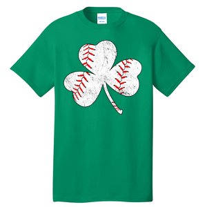 Shamrock Clover Leaf Baseball Tall T-Shirt