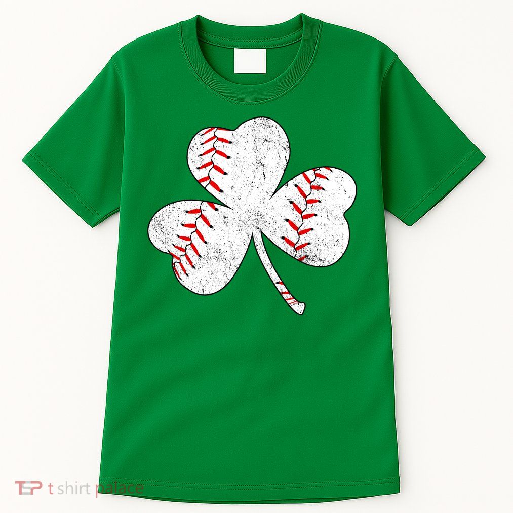 Shamrock Clover Leaf Baseball Tall T-Shirt