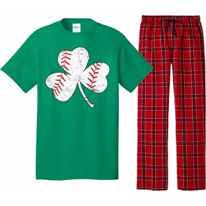 Shamrock Clover Leaf Baseball Pajama Set