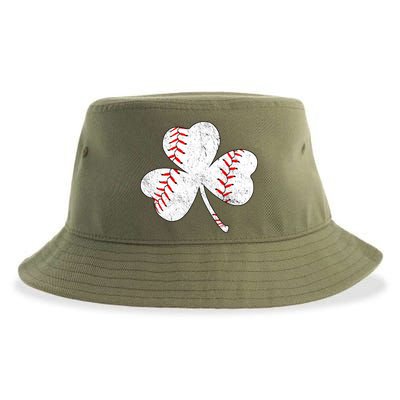 Shamrock Clover Leaf Baseball Sustainable Bucket Hat