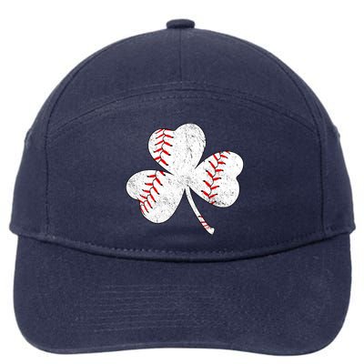 Shamrock Clover Leaf Baseball 7-Panel Snapback Hat