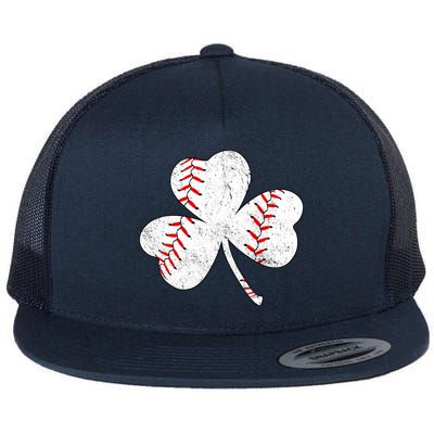 Shamrock Clover Leaf Baseball Flat Bill Trucker Hat