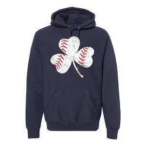 Shamrock Clover Leaf Baseball Premium Hoodie