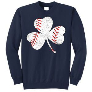 Shamrock Clover Leaf Baseball Tall Sweatshirt