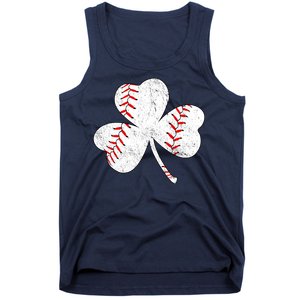 Shamrock Clover Leaf Baseball Tank Top