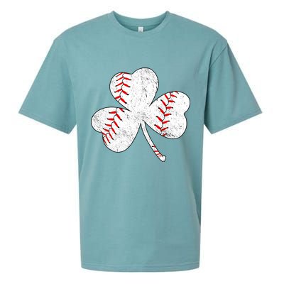 Shamrock Clover Leaf Baseball Sueded Cloud Jersey T-Shirt