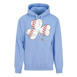 Shamrock Clover Leaf Baseball Unisex Surf Hoodie