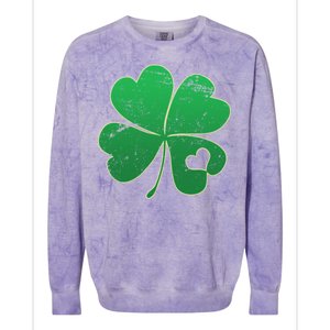 Shamrock Heart Colorblast Crewneck Sweatshirt