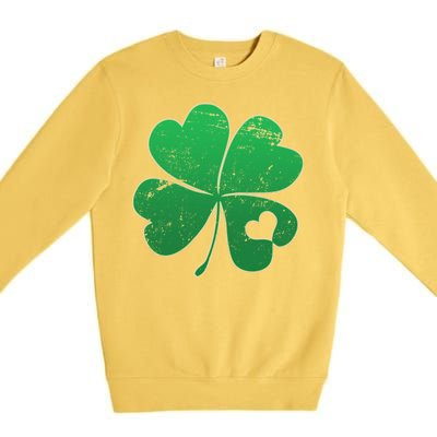 Shamrock Heart Premium Crewneck Sweatshirt