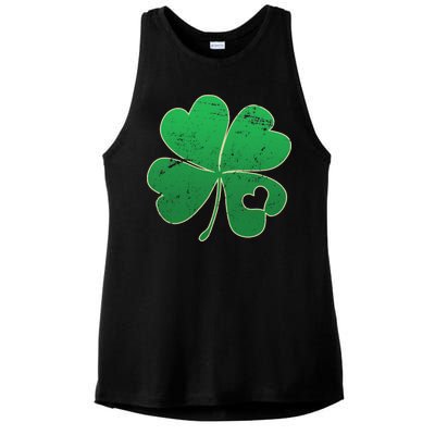 Shamrock Heart Ladies PosiCharge Tri-Blend Wicking Tank