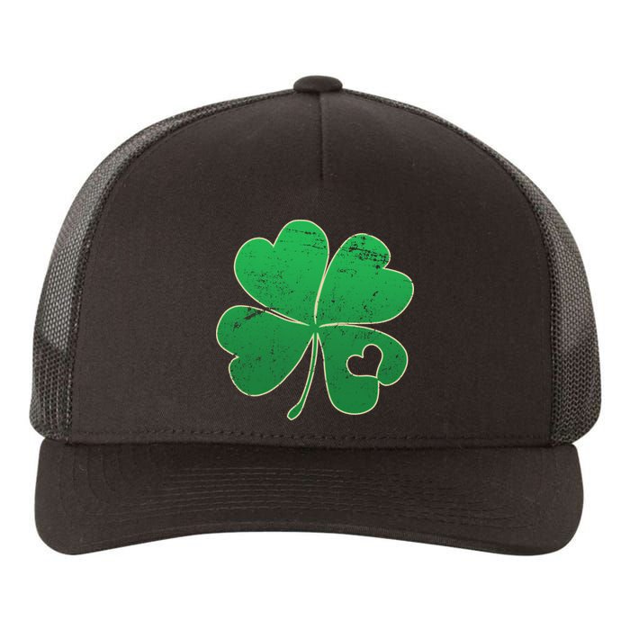 Shamrock Heart Yupoong Adult 5-Panel Trucker Hat