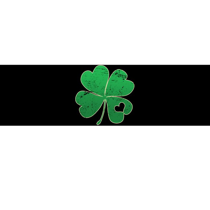 Shamrock Heart Bumper Sticker