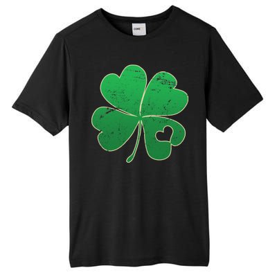 Shamrock Heart Tall Fusion ChromaSoft Performance T-Shirt