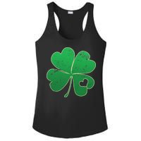 Shamrock Heart Ladies PosiCharge Competitor Racerback Tank