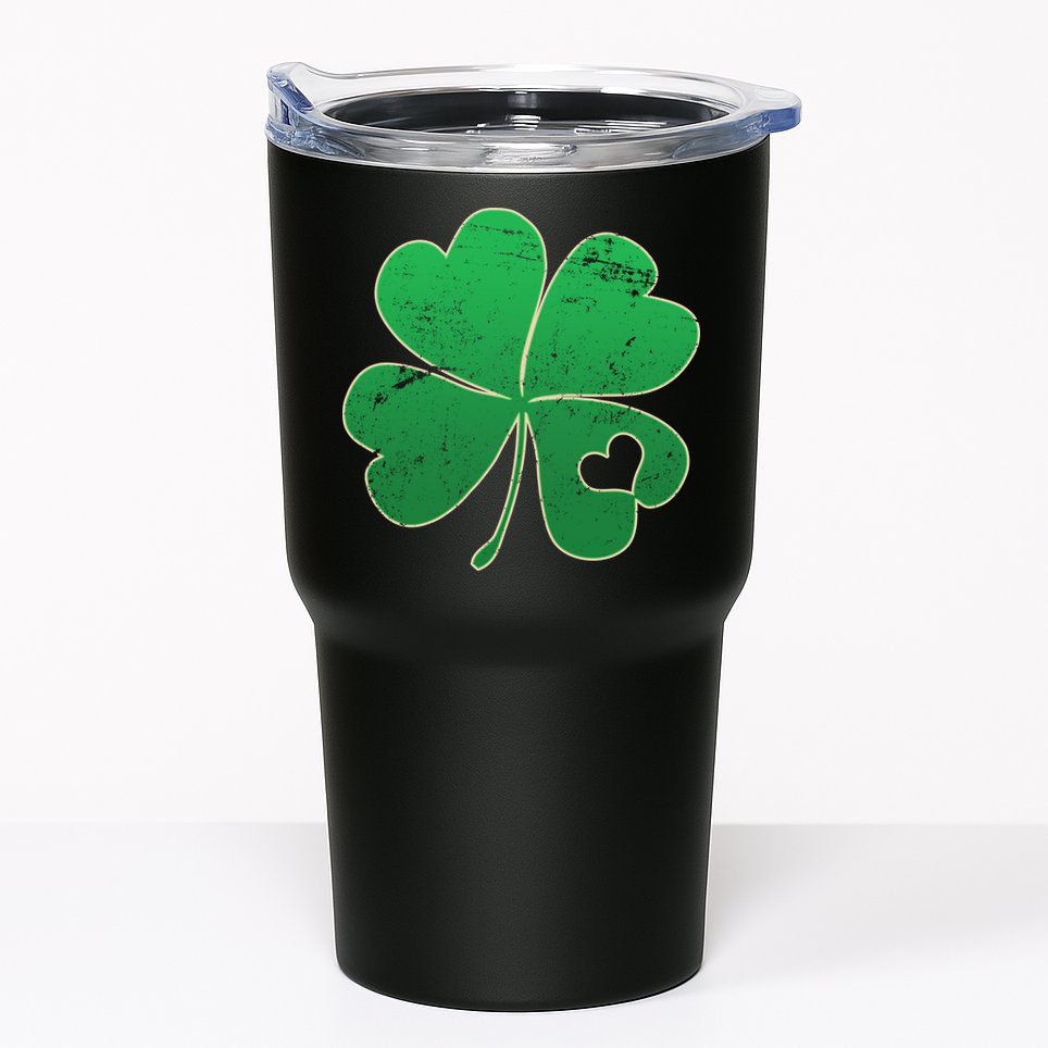 Shamrock Heart Tumbler