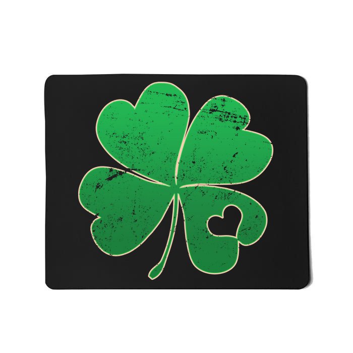 Shamrock Heart Mousepad