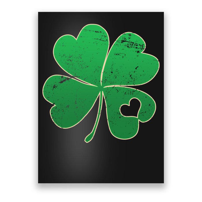 Shamrock Heart Poster