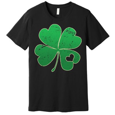 Shamrock Heart Premium T-Shirt