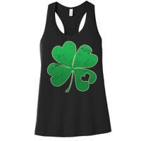 Shamrock Heart Women's Racerback Tank