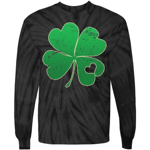 Shamrock Heart Tie-Dye Long Sleeve Shirt