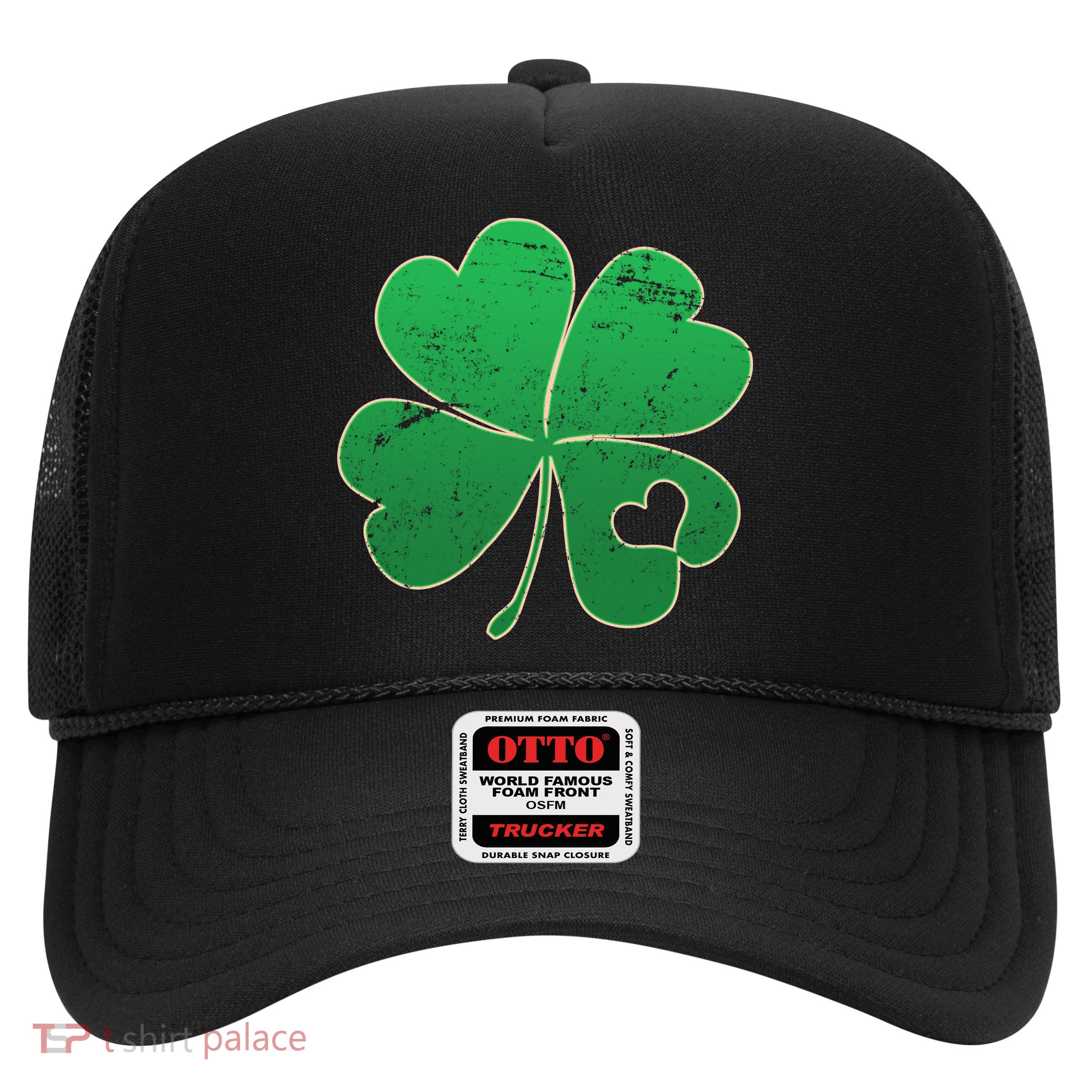 Shamrock Heart Trucker Hat