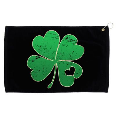 Shamrock Heart Grommeted Golf Towel