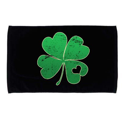 Shamrock Heart Microfiber Hand Towel