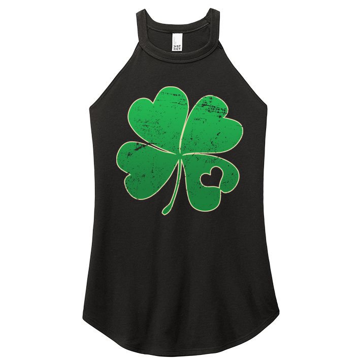 Shamrock Heart Women's Perfect Tri Rocker Tank