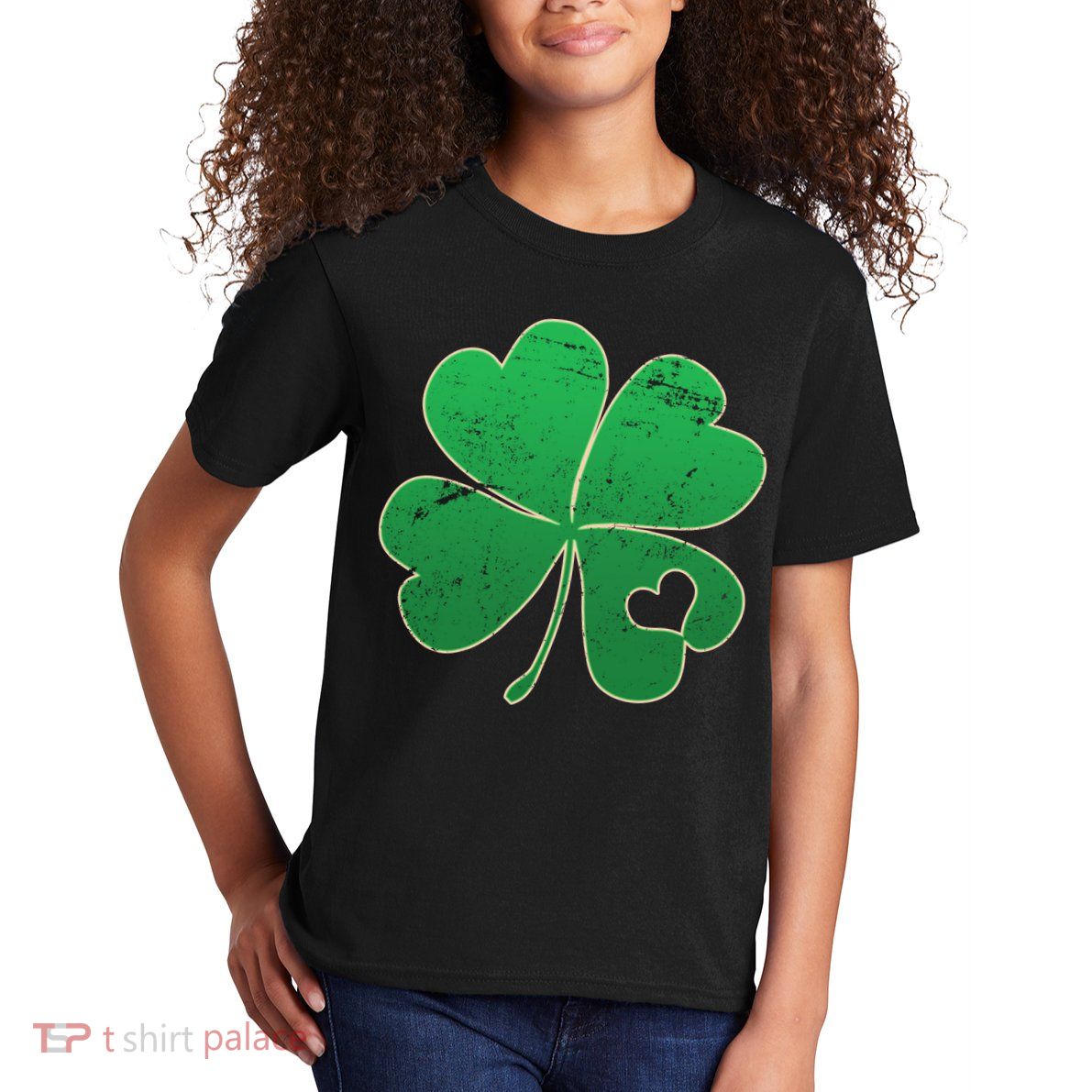 Shamrock Heart Kids T-Shirt