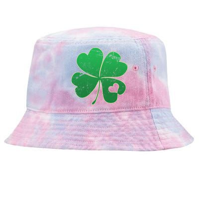 Shamrock Heart Tie-Dyed Bucket Hat