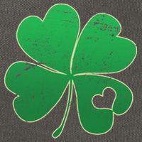 Shamrock Heart Cotton Canvas Backpack