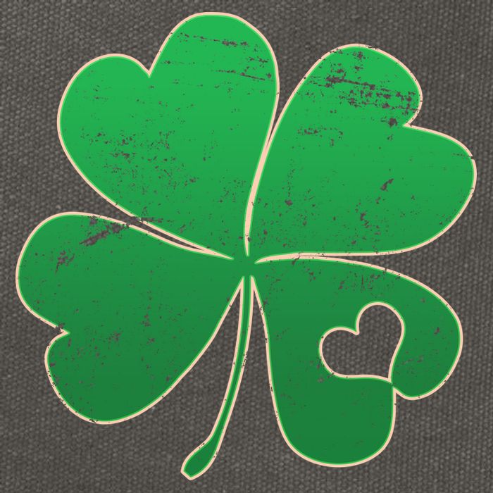 Shamrock Heart Cotton Canvas Backpack