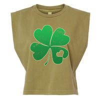 Shamrock Heart Garment-Dyed Women's Muscle Tee