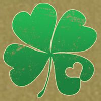 Shamrock Heart Garment-Dyed Women's Muscle Tee