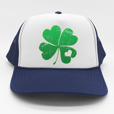 Shamrock Heart Trucker Hat