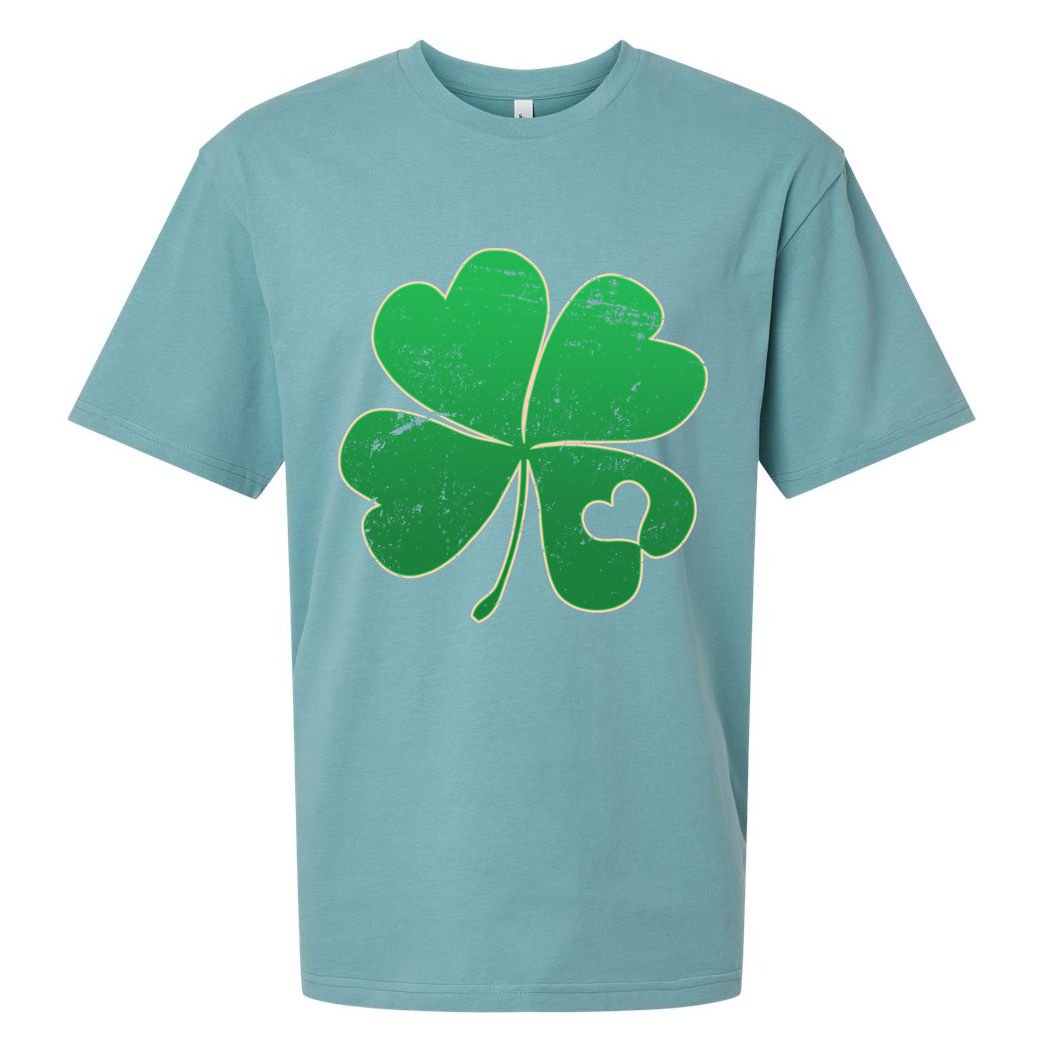 Shamrock Heart Sueded Cloud Jersey T-Shirt