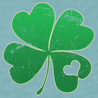 Shamrock Heart Sueded Cloud Jersey T-Shirt