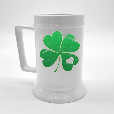 Shamrock Heart Beer Stein