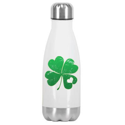 Shamrock Heart Stainless Steel Insulated Water Bottle