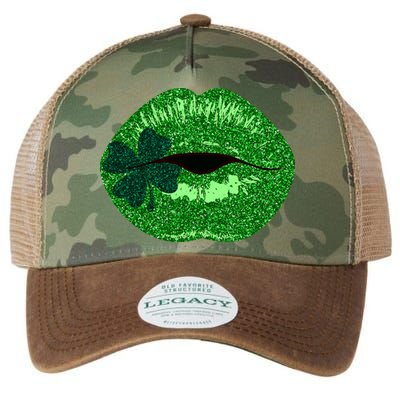 Shamrock Irish Clover Lips Legacy Tie Dye Trucker Hat