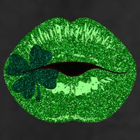 Shamrock Irish Clover Lips Cool Comfort Performance Bucket Hat