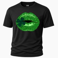 Shamrock Irish Clover Lips Performance Shirt