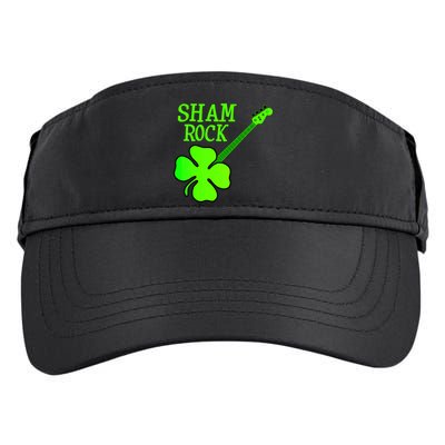 Shamrock Rocks Guitar Irish Clover Adult Drive Performance Visor