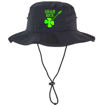 Shamrock Rocks Guitar Irish Clover Bucket Hat