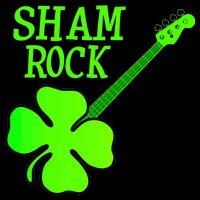Shamrock Rocks Guitar Irish Clover Women's Crop Top Tee