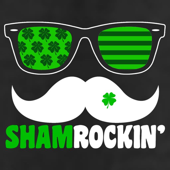 Shamrockin' Mustach Glasses Shamrock Cool Comfort Performance Bucket Hat