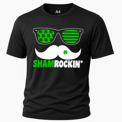 Shamrockin' Mustach Glasses Shamrock Performance Shirt